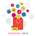 seasonal grocery bags for business