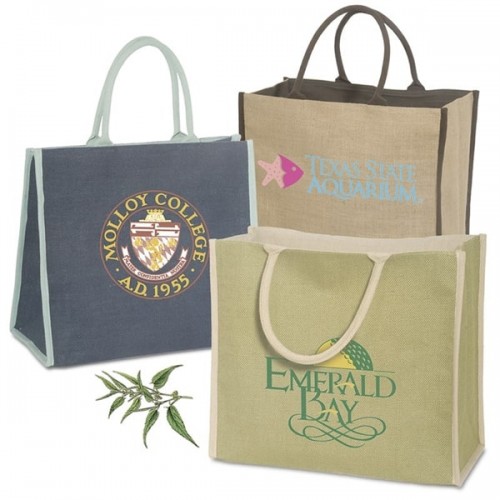 Custom Eco Grocery Jute Totes