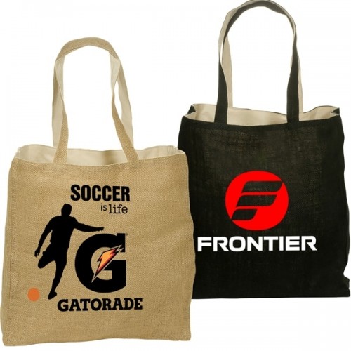 Wholesale Promotional Reversible Jute Totes Wholesale Promotional Reversible Jute Totes