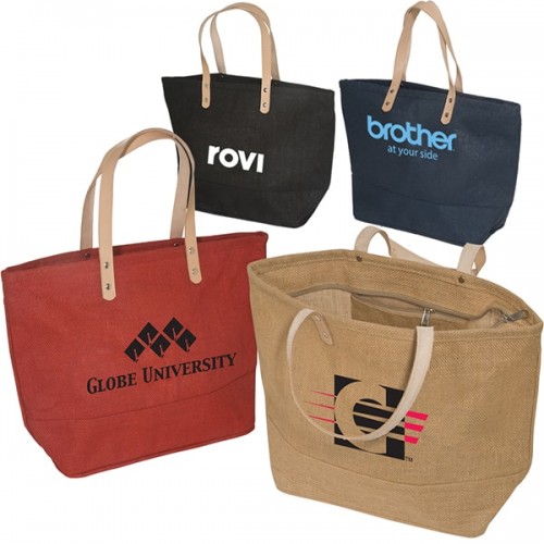 Promotional Jute Carry Totes Promotional Jute Carry Totes