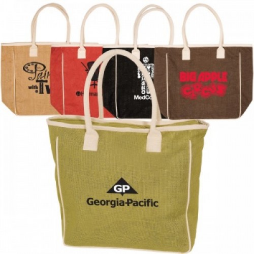 Promotional Jute Grocery Bags - JT18 Promotional Jute Grocery Bags - JT18