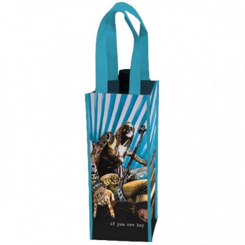 Recycled PET 1-Bottle Wine Bags - W7
