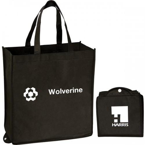 Reusable Recycled Folding Tote -  FT8