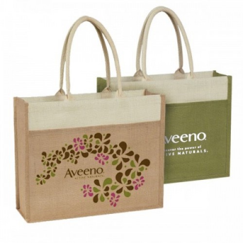 Reusable Promotional Jute Totes - JT11
