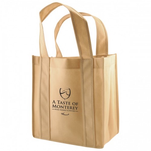 6-Bottle Reinforced Wine Bags - Natural - W4 6-Bottle Reinforced Wine Bags - Natural - W4