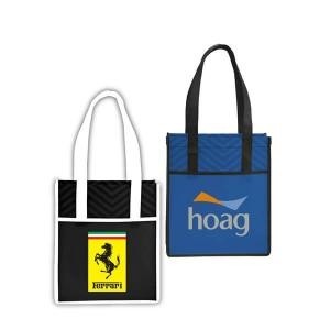 Non-Woven Chevron Pattern Tote - NW26 Non-Woven Chevron Pattern Tote - NW26