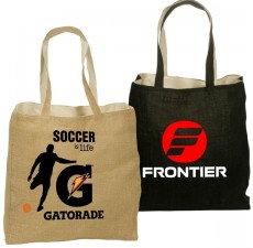 Wholesale Promotional Reversible Jute Totes