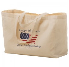 Organic Cotton Shopping Bags with Accent Trim - OC12