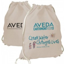 Organic Cotton Drawstring Backpacks - OC9