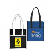 Non-Woven Chevron Pattern Tote - NW26