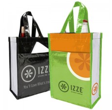 Reusable 2 Bottle Recycled Wine Bag - W6