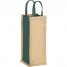 2-Bottle Neoprene Wine Totes - Hunter Green - W16