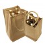 4-Bottle Natural Wine Totes - Jute 2 - W17