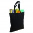 Organic Cotton Colored Tote Bags - Black - OC1