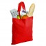 Organic Cotton Colored Tote Bags - Red - OC1