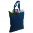 Organic Cotton Colored Tote Bags - Navy Blue - OC1