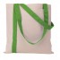 Organic Cotton Designer Totes - Lime Green - OC6