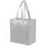 Recycled Metallic Designer Bags - Metallic Silver - RG13