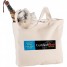 Recycled Organic Cotton Zippered Totes - Natural - OC11