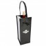 Recycled PET 1-Bottle Wine Bags - Black - W7