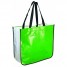Recycled Pre-Printed Shopping Totes - Lime/White - RG6