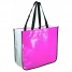 Recycled Pre-Printed Shopping Totes - Pink/White - RG6