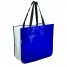 Recycled Pre-Printed Shopping Totes - Blue/White - RG6