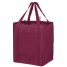 Reusable Grocery Wine Bags - Maroon - W10