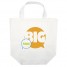 Large Eco Carry Totes - White Flat