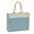 Reusable Promotional Jute Totes - Light Blue - JT11
