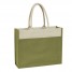 Reusable Promotional Jute Totes - Lime Green - JT11