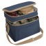 Reusable Wholesale Insulated Totes - Navy Blue & Khaki - CL7
