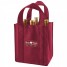 6-Bottle Reinforced Wine Bags - Merlot - W4