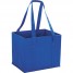 Square Collapsible Eco Totes - Royal