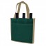 3-Bottle Custom Wine Totes - Hunter Green - W18