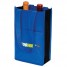 2-Bottle Contrast Wine Bags - Blue - W1