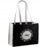 Two-Toned Shopping Bag - Black/Gray - NW12